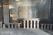تولید پخش و فروش عمده و نصب انواع نرده سنگی نوروزی در ارومیه ( دنیای نرده سنگی )
